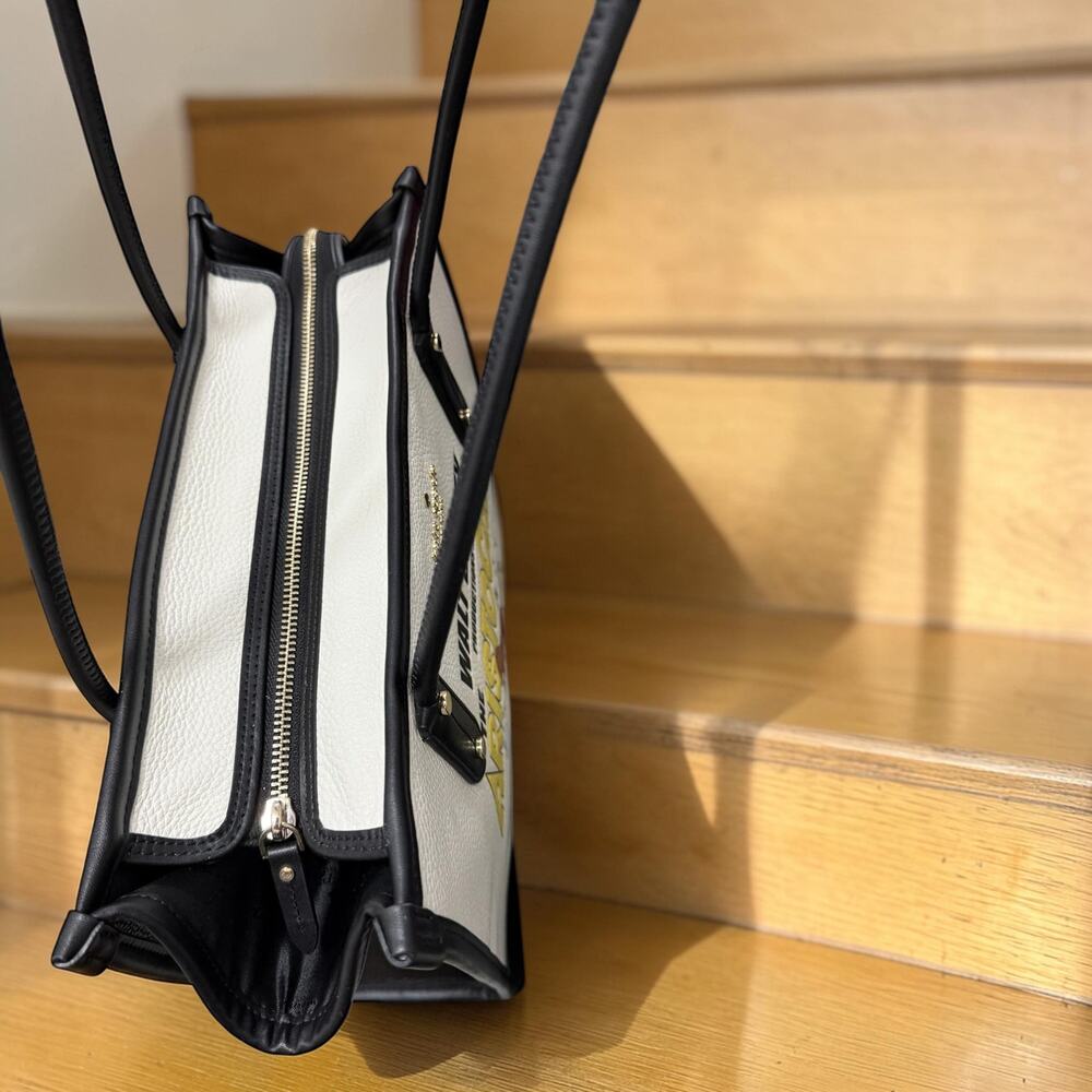 Kate Spade x Disney Aristocats Ella North South Tote Bag Purse Limited Edition - Picture 5 of 9